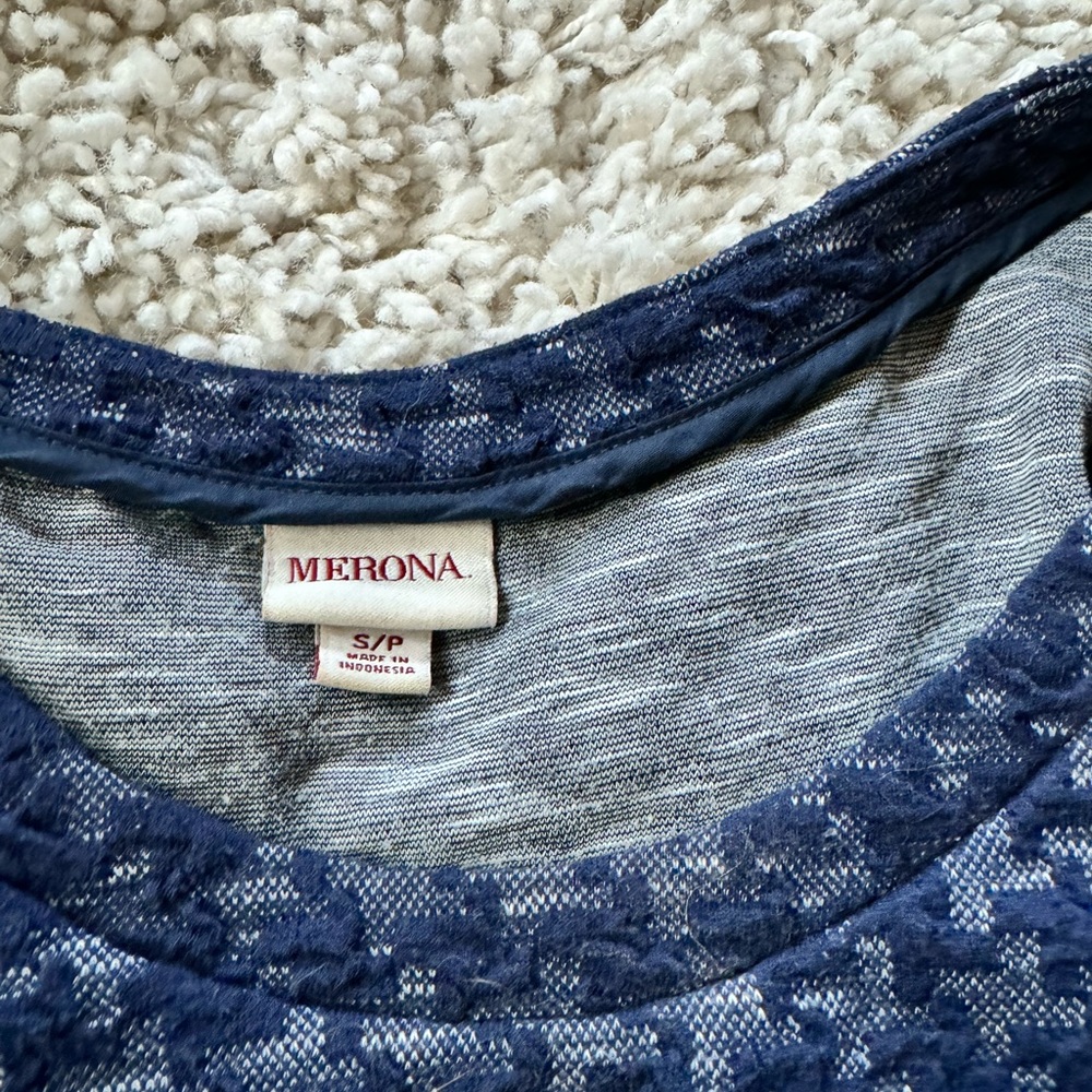 Merona sophisticated blue fit and flare special occasion going out eveni… - Picture 5 of 5